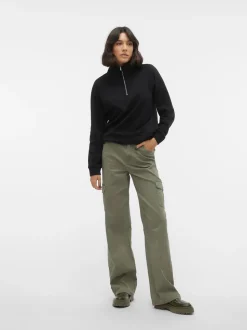 VMTESSA Hög Midja Vid Passform Jeans