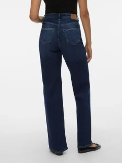VMTESSA Hög Midja Vid Passform Jeans