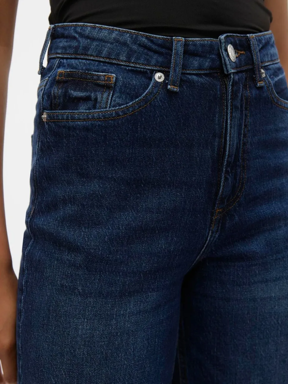 VMTESSA Hög Midja Vid Passform Jeans