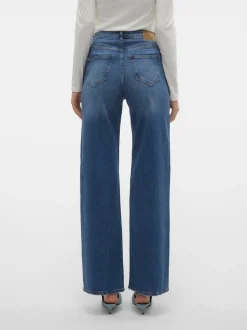VMTESSA Hög Midja Vid Passform Jeans