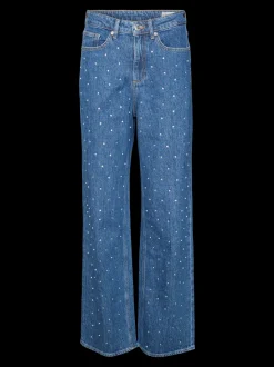 VMTESSA Hög Midja Vid Passform Jeans
