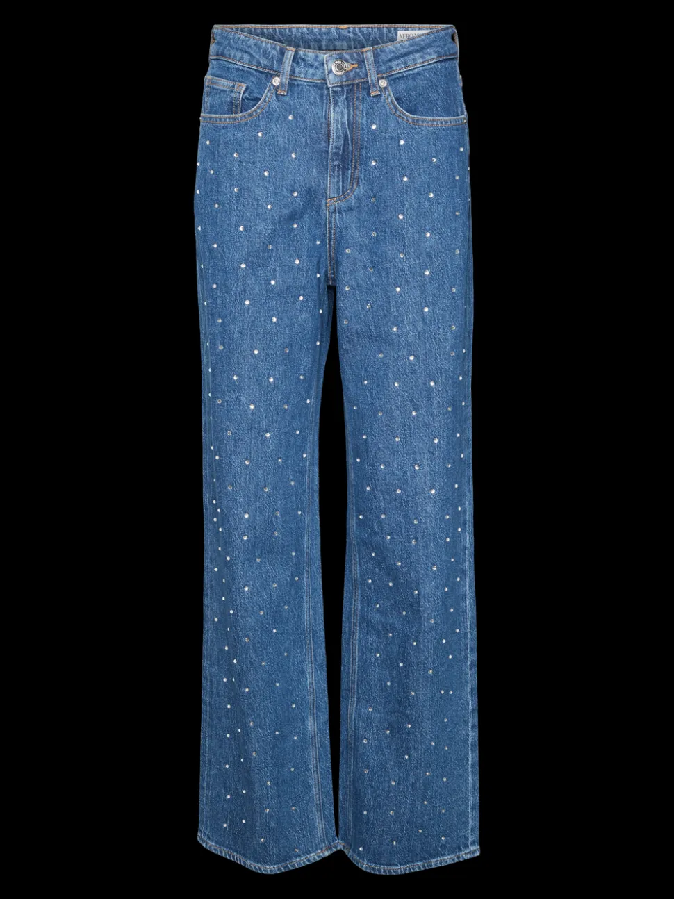 VMTESSA Hög Midja Vid Passform Jeans