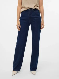VMTESSA Hög Midja Vid Passform Jeans