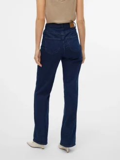 VMTESSA Hög Midja Vid Passform Jeans