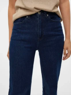 VMTESSA Hög Midja Vid Passform Jeans