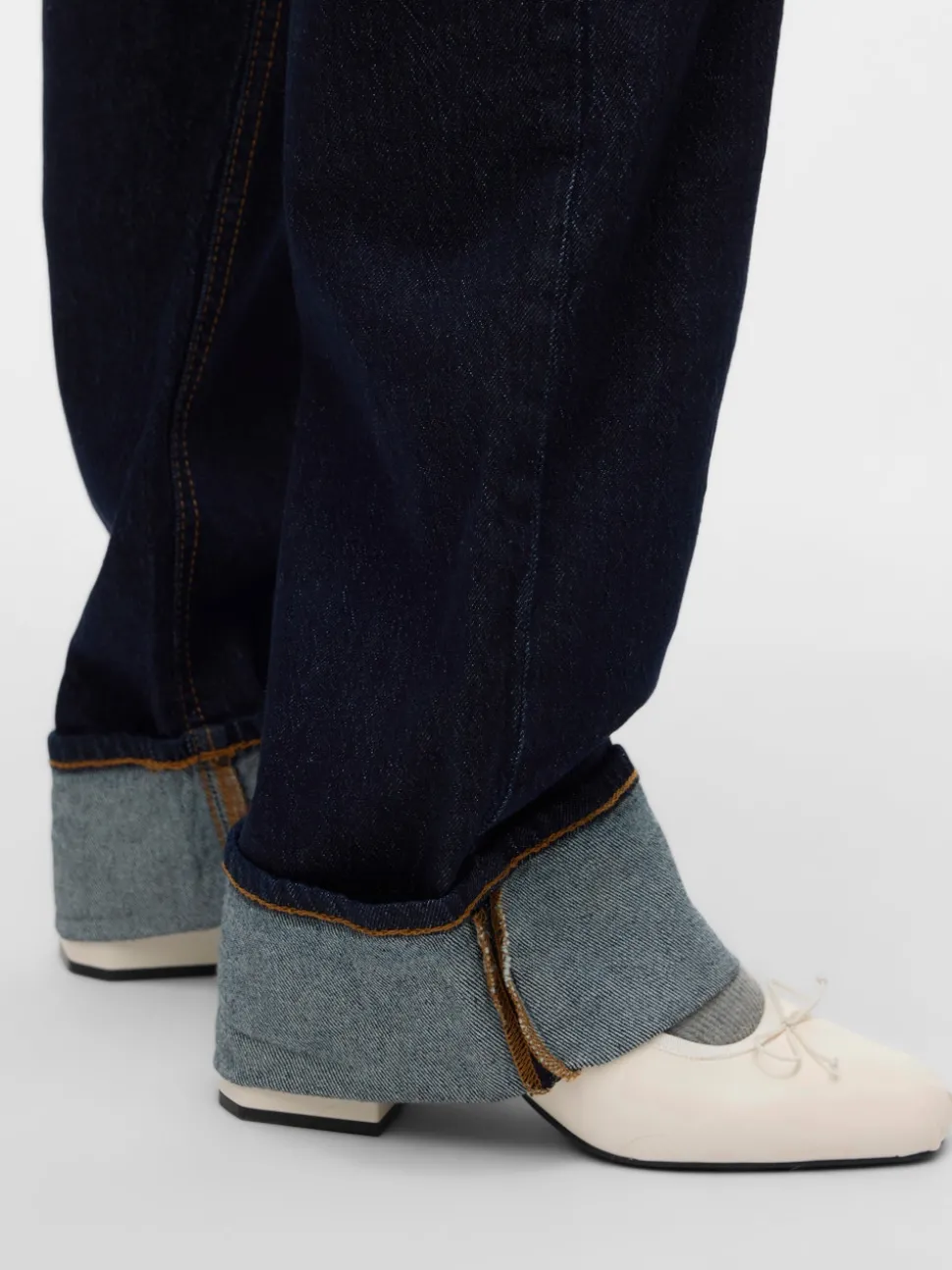 VMTESSA Hög Midja Vida Ben Jeans