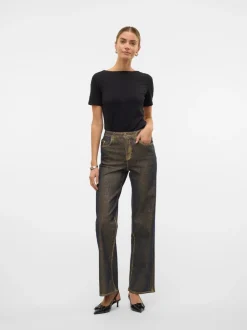 VMTESSA Hög Midja Vida Ben Jeans