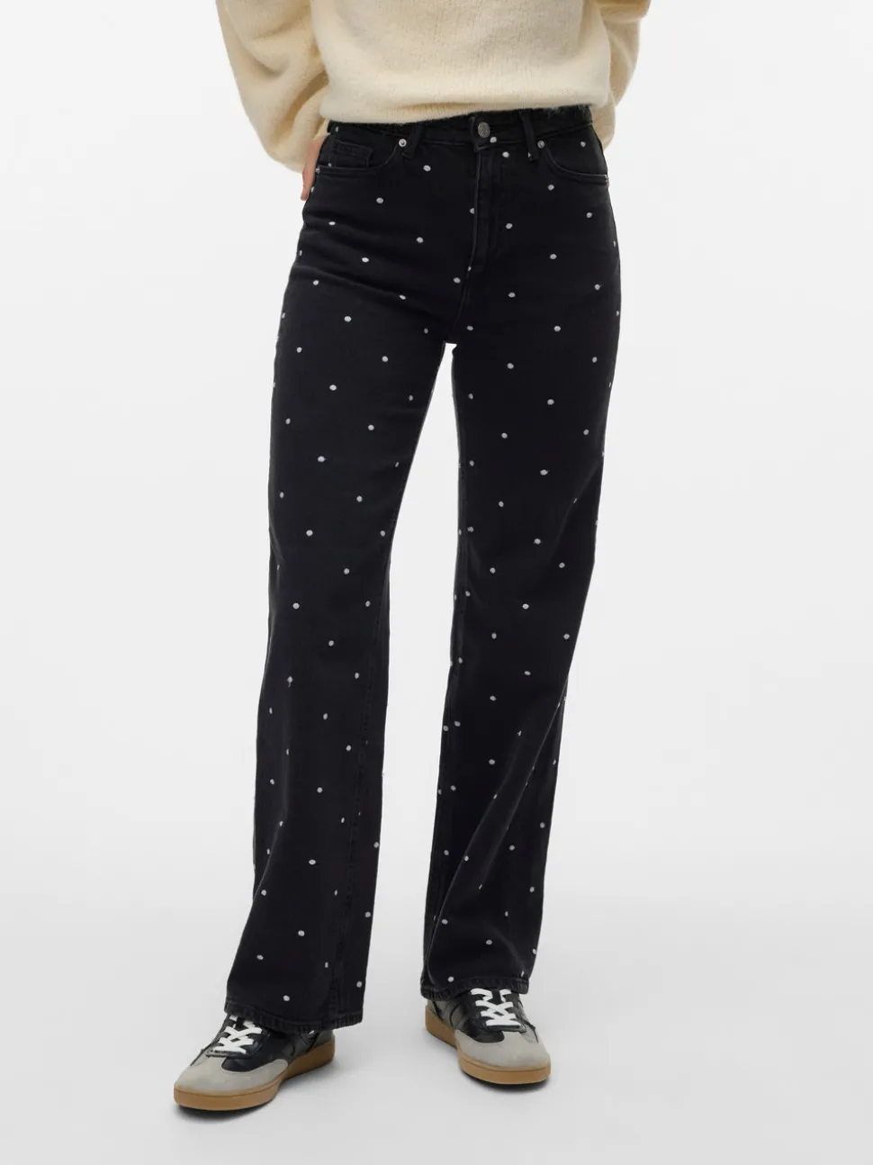 VMTESSA Hög Midja Vida Ben Jeans