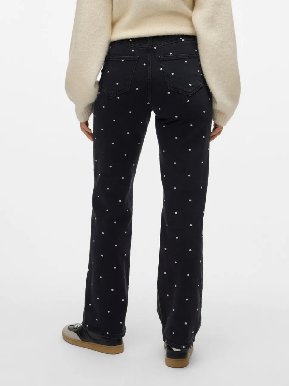 VMTESSA Hög Midja Vida Ben Jeans