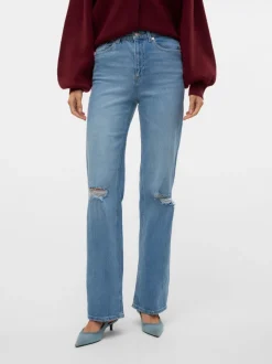 VMTESSA Hög Midja Vida Ben Jeans