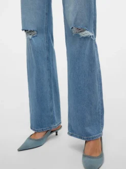 VMTESSA Hög Midja Vida Ben Jeans