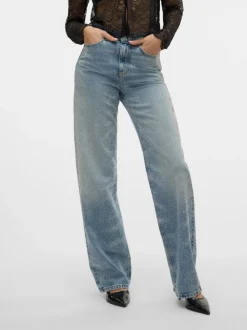 VMTESSA Hög Midja Vida Ben Jeans