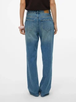 VMTOKEY Låg Midja Rak Passform Jeans