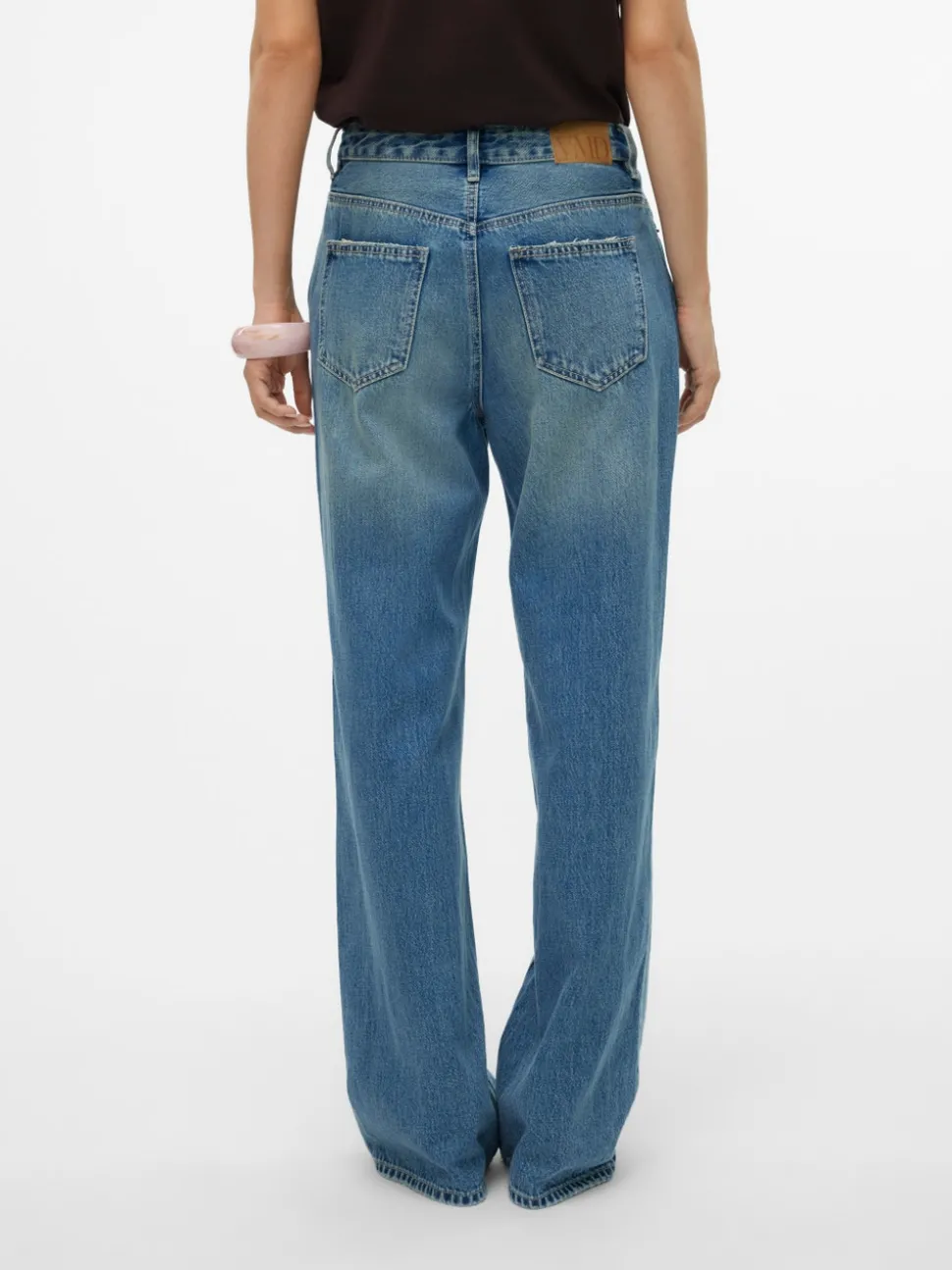 VMTOKEY Låg Midja Rak Passform Jeans