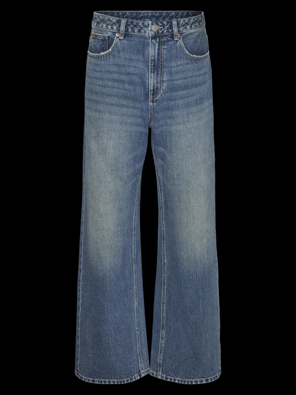 VMTOKEY Låg Midja Rak Passform Jeans