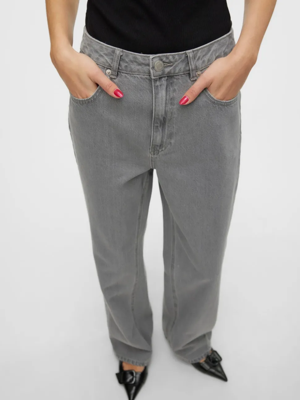 VMTOKYO Låg Midja Rak Passform Jeans