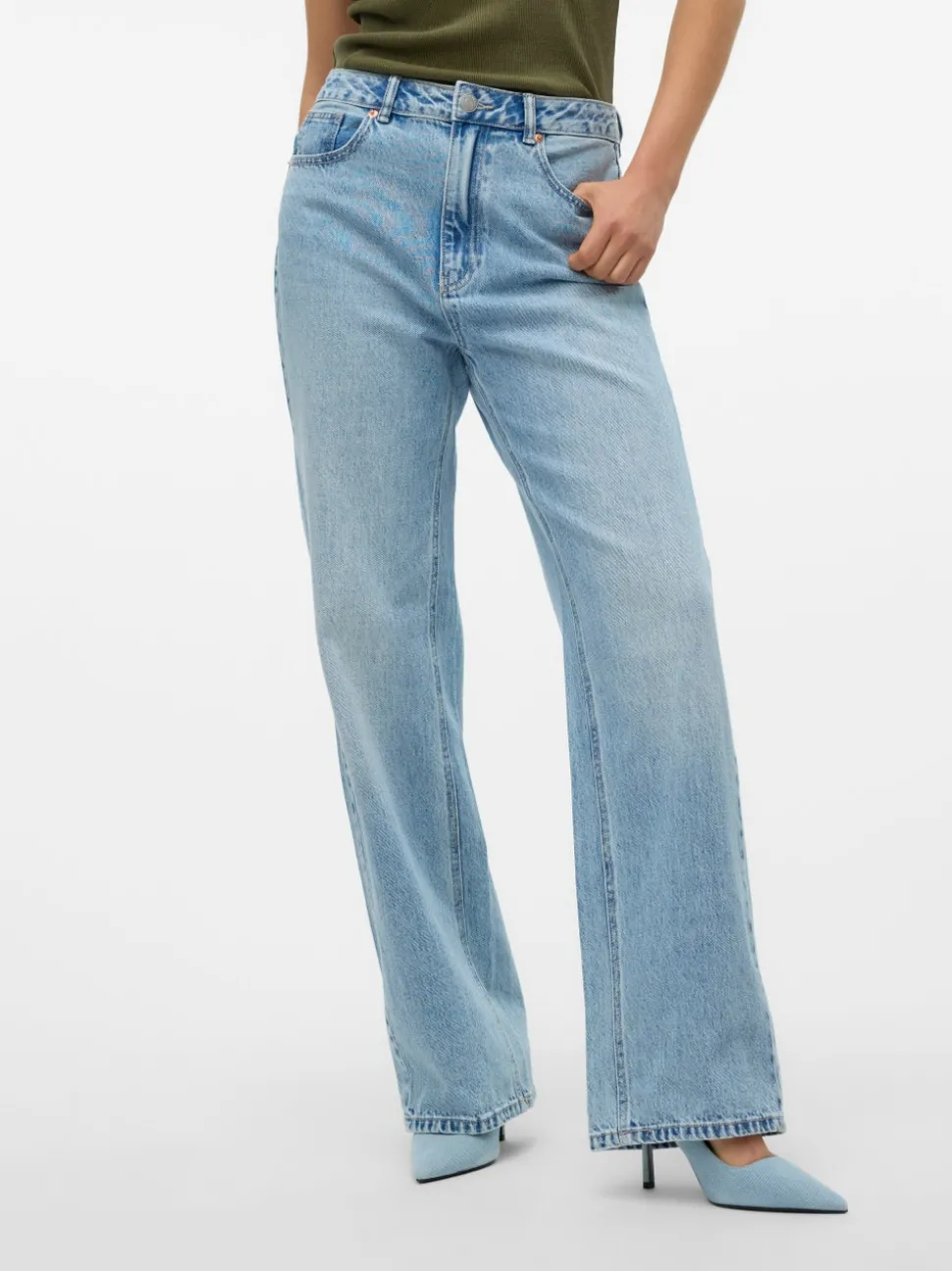 VMTOKYO Låg Midja Rak Passform Jeans
