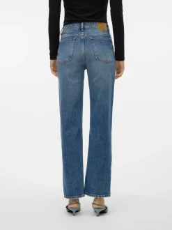 VMVALERIE Medelhög Midja Avslappnad Jeans
