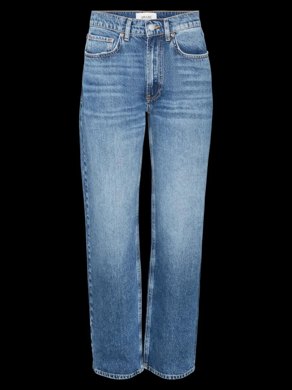 VMVALERIE Medelhög Midja Avslappnad Jeans