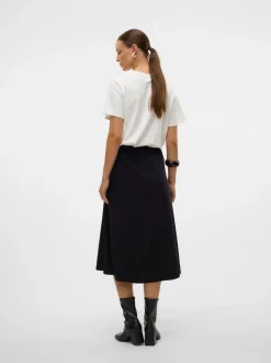 VMVIENNA Hög Midja Sammetskjol